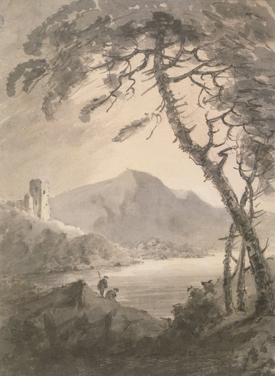 Landscape with Ruined Castle by Rev. William Gilpin